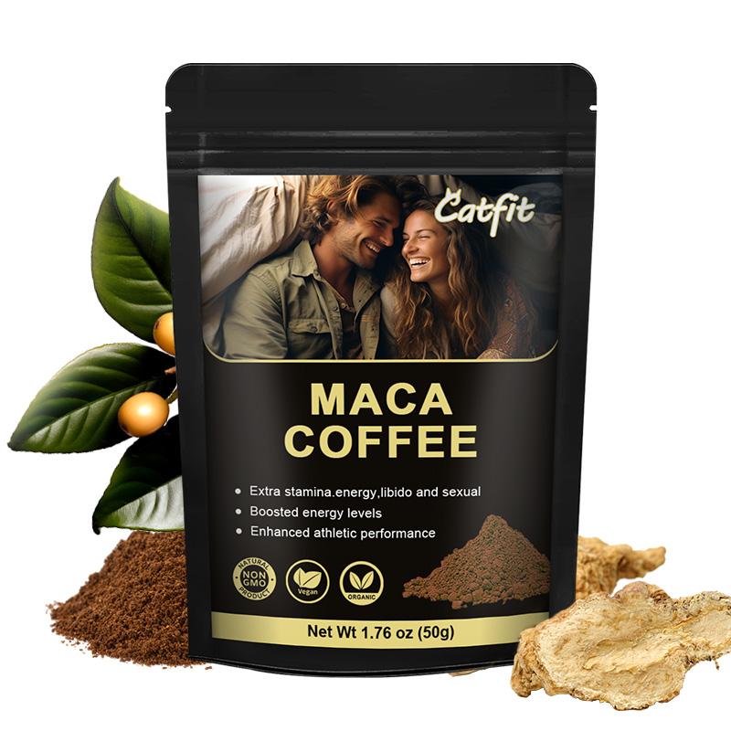 Maca Coffee Energy & Stamina Relieve Stress Improve Enhance Potency Boost Athletic Performance Male Supplement