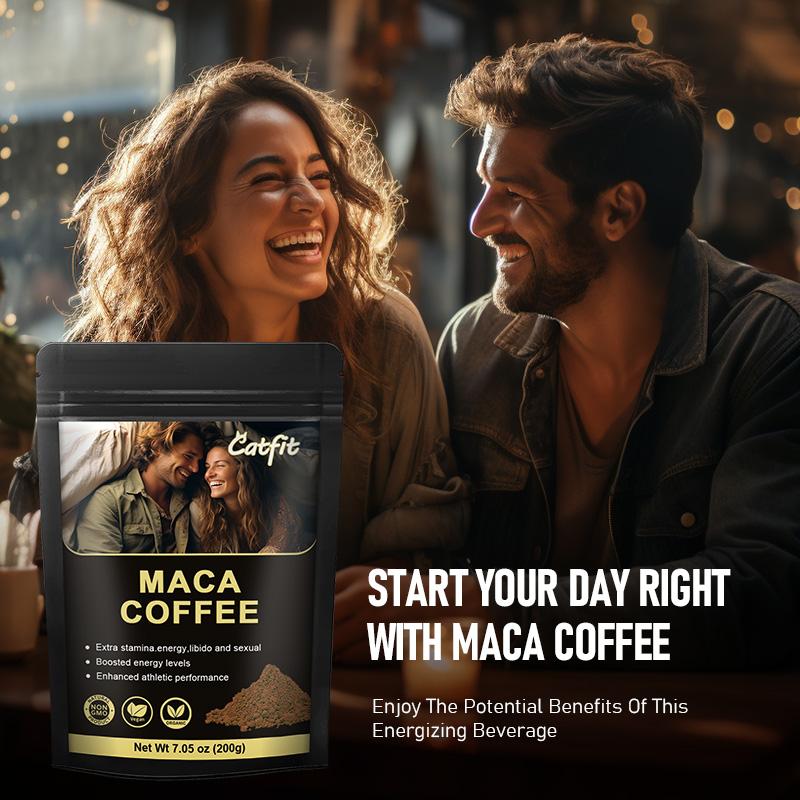 Maca Coffee Energy & Stamina Relieve Stress Improve Enhance Potency Boost Athletic Performance Male Supplement