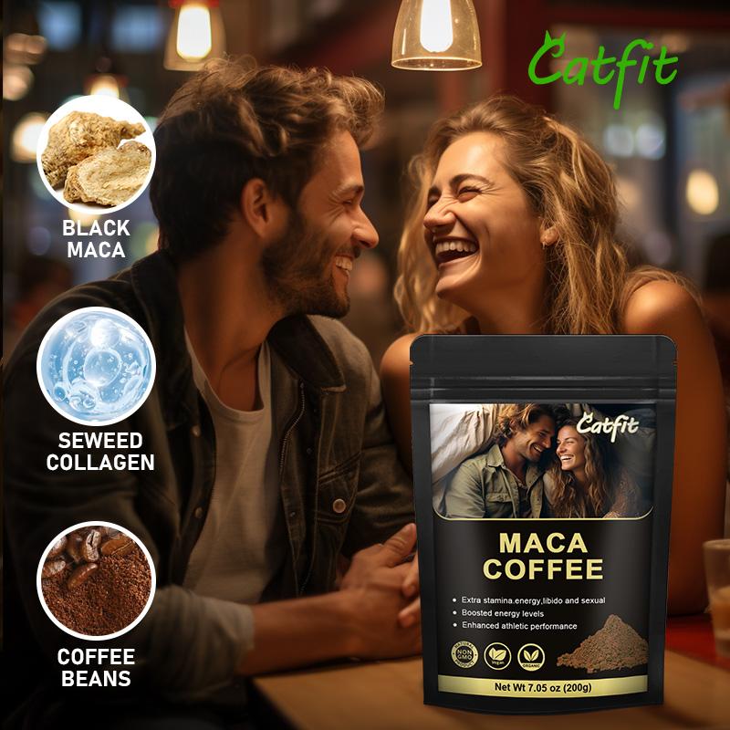 Maca Coffee Energy & Stamina Relieve Stress Improve Enhance Potency Boost Athletic Performance Male Supplement