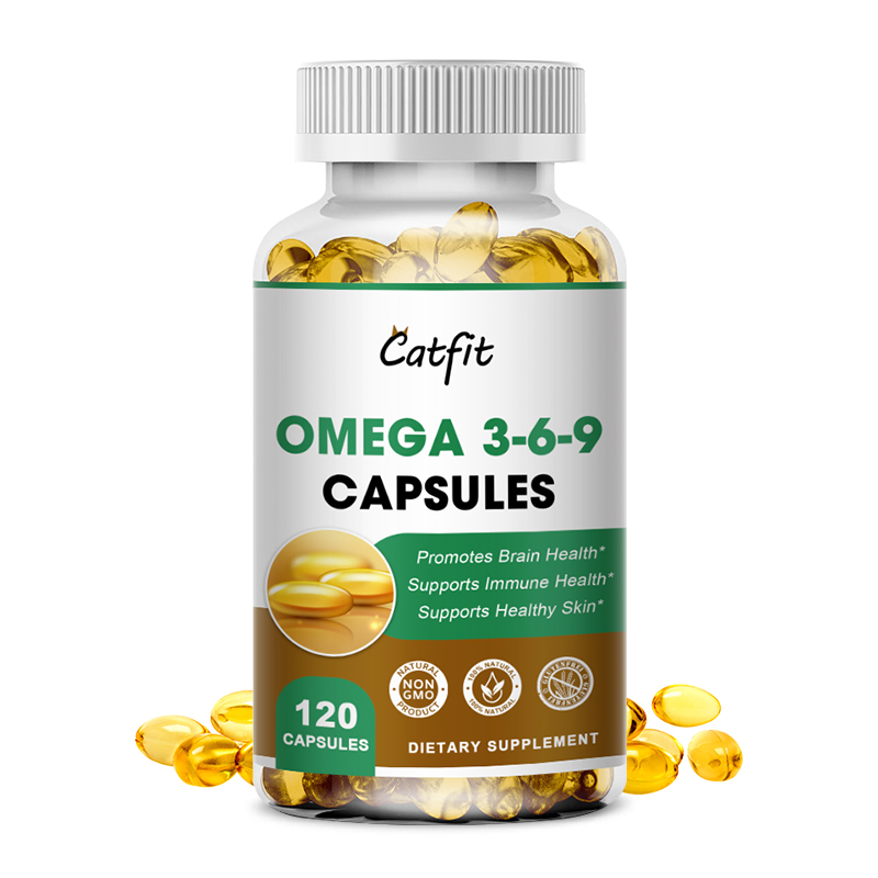 Omega 369 Oil Capsule Vegen Omega Blend Support Heart & Brain Healthy - 120 Count