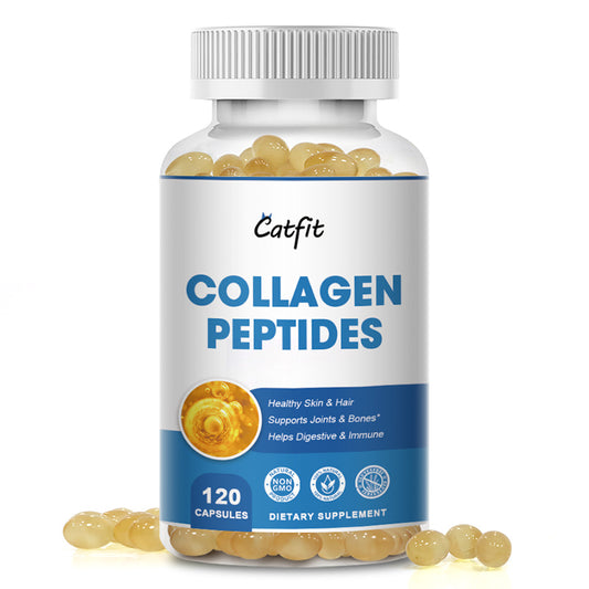 Collagen Peptides Capsules 400mg, Whitening, Skin Care, Anti-Aging, Skin Health Supplement, Promote Hair, Nails, Skeletal Muscles And Joint Health