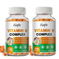 Vitamin B Complex Capsules, with Vitamin B1, B2, B3, B6, Biotin (B7), Folic Acid (B9), B12 Dietary Supplement- 240 Capsules (2 Pack)