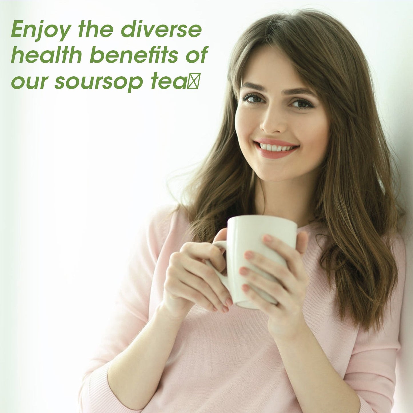 Soursop Graviola Leaf Tea Bags, 100% Natural Soursop Leaves for Improve Digestion, Support Healthy Skin & Sleep, Rich in Potent Anti-Oxidants, Non-GMO, Caffeine-free, 40 Tea Bags