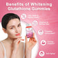 Glutathione Gummies Anti-Aging Whitening Gummies Skin Glow Vitamins Gummies Beauty Supplements Original Gummy 60Pcs/Bottle