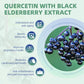 Natural Antioxidant Quercetin Zinc Black Elderberry With Vitamin C and D3 Complex Capsule