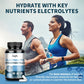 Catfit Electrolyte Hard Capsules Hydration Pills reduce heat stress, muscle cramping, maintain electrolyte levels, boost stamina, and avoid upset stomach, easy & taste-free