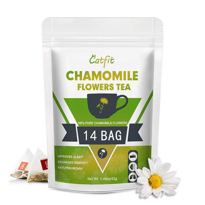 Chamomile Flowers Tea Boost Sleep for Liver Cleansing Relaxation