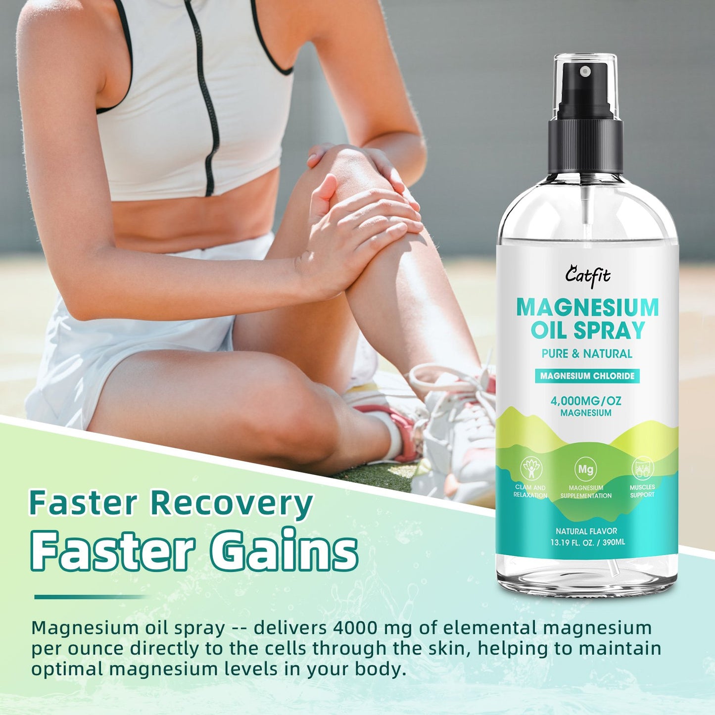 Catfit Magnesium Oil Spray Dietary Supplement