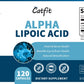 Alpha Lipoic Acid 300 mg Supports Antioxidant Health and Sugar Metabolism and Helps Relieve Nerve Pain,for Liver + Nerve Health - 60/120 Capsules