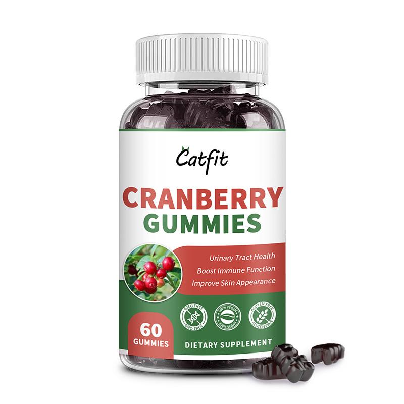 Catfit Cranberry Gummies bladder health, kidney support, urinary tract support, boost Immune function, improve skin appearance, naturally sourced