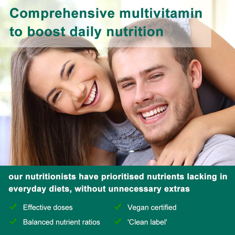 Catfit Daily Multivitamin & Minerals Capsules with 19 Essential Vitamins & Minerals To Boost Energy Immune Health Support Antioxidant