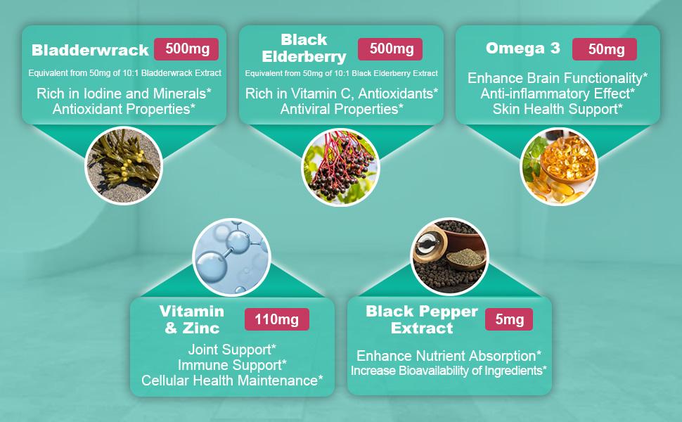 Sea Moss Black Seed Oil Capsules