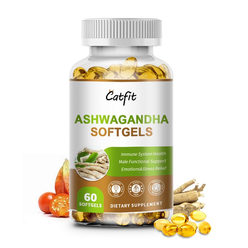 Ashwagandha Softgels Capsule Supplement