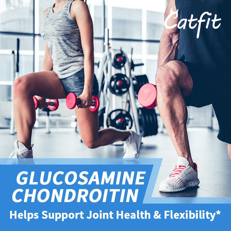 Glucosamine Chondroitin Capsules MSM Triple Strength 300 mg Comfortable for Hips, Knees, Joints and Back - Joint Supplement, Non-GMO