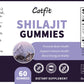 Strawberry Flavor 60pcs Shilajit Gummies 800mg, Shilajit for Men & Women, 85+ Mineral Formula, Fulvic Acid Supplement, Shilajit Resin Supplement, Energy, Immune Support and Focus