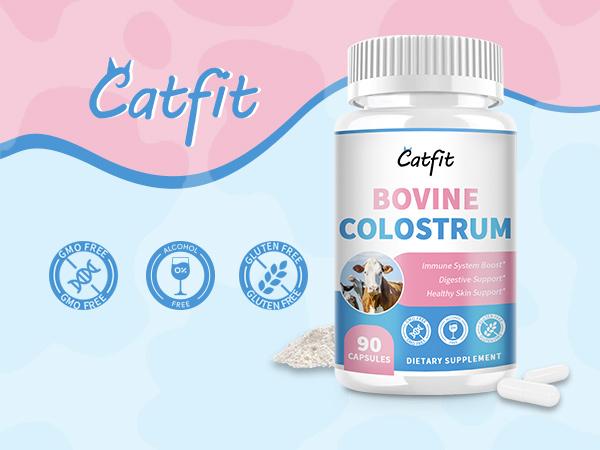 Bovine Colostrum Supplement Capsules for Hair and Nail Growth