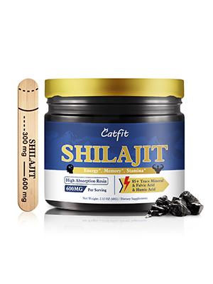 Shilajit Dietary Supplement 600mg Rich Minerals Increase Overall Energy Enhance Mental Clarity Concentration Make Body More Relaxed Energetic Help Men Increase Energy Accelerate Blood Flow