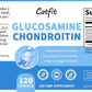 Glucosamine Chondroitin Capsules MSM Triple Strength 300 mg Comfortable for Hips, Knees, Joints and Back - Joint Supplement, Non-GMO