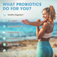 Probiotic, Supports Digestive Absorption, 300 Billion CFU - 10 Diverse Strains Plus Organic Prebiotic,Designed for Overall Digestive Health and Supports Occasional Constipation,Diarrhea,Bloating