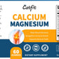 Catfit Calcium Magnesium Gummies Immune Support, Calcium Absorption, Metabolism, Bone & Teeth Strength, Helps Muscle Recovery, Promotes Mood & Relaxation