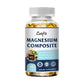 Highly Absorbable Magnesium Compsite Capsules 100mg Per Serving Maximum Absorption & Bioavailability, Dietary Supplement For Healthy Energy Musculoskeletal & Joint Support | Non-GMO, Vegan, Gluten Free And Soy