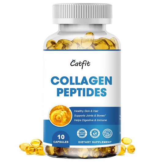 Collagen Peptides Capsules 400mg, Whitening, Skin Care, Anti-Aging, Skin Health Supplement, Promote Hair, Nails, Skeletal Muscles And Joint Health
