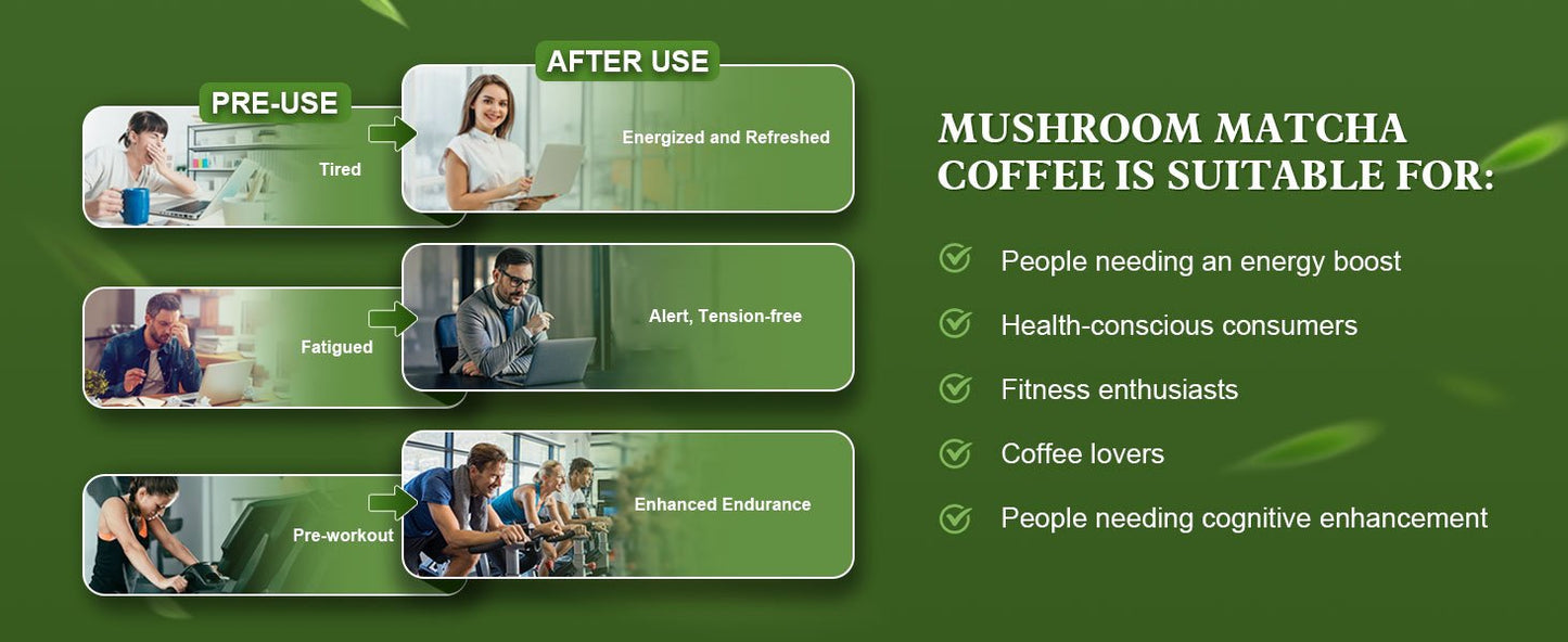 Mushroom Coffee Powder for Energy, Focus, Memory and Immunity 160g