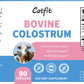 Bovine Colostrum Supplement Capsules for Hair and Nail Growth