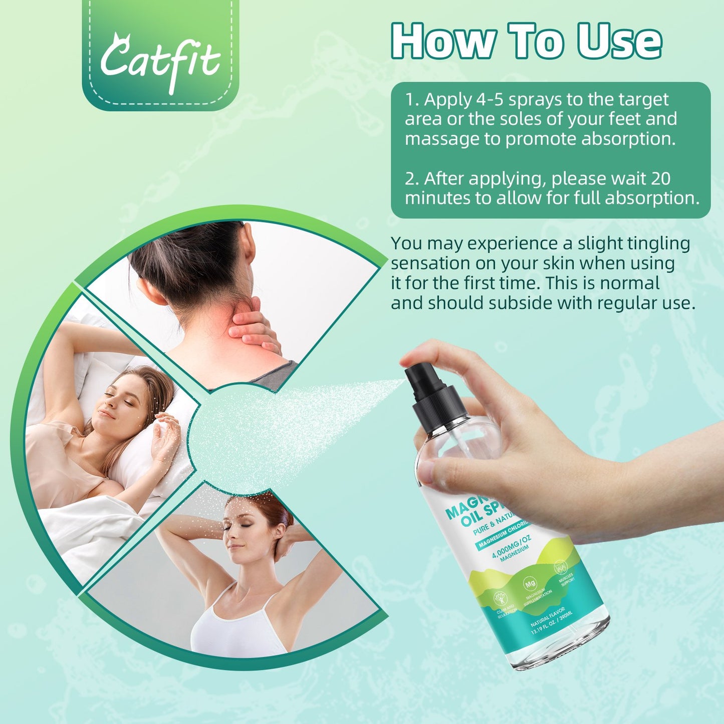 Catfit Magnesium Oil Spray Dietary Supplement