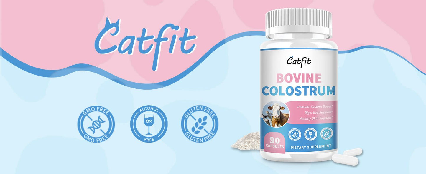 Bovine Colostrum Supplement Capsules for Hair and Nail Growth