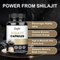 Shilajit Capsules Premium Fulvic Acid 400 mg Ultra Concentrated Extract 60 Trace Minerals Promotes Cellular Physical Brain Health Increases Peak Energy Levels Enhances Memory