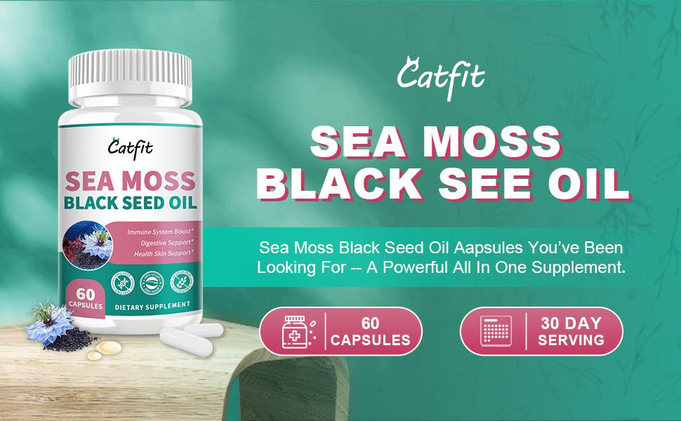 Sea Moss Black Seed Oil Capsules