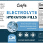 Catfit Electrolyte Hard Capsules Hydration Pills reduce heat stress, muscle cramping, maintain electrolyte levels, boost stamina, and avoid upset stomach, easy & taste-free