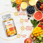 Catfit VitaminC With Zinc Capsules Antioxidant Protection, Supports Immune Health, Boosts Cellular Energy & Defense, Collagen Production & Skin Health, Reduces Aging Effects