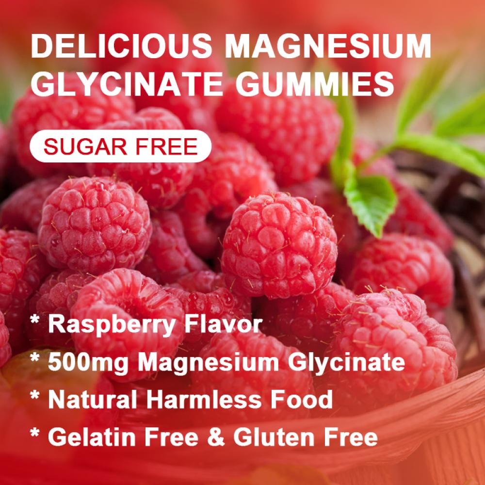 Magnesium Glycinate Gummies Chewable Magnesium Supplement