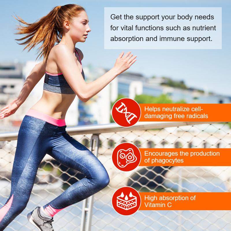 Catfit Vitamin C Capsules for for Immune System Support & Skin Health & Antioxidant Protection