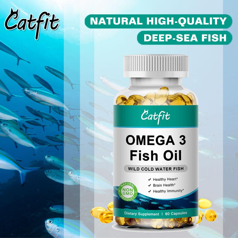 Catfit Nature Organic Roughy Oil Omega3 Deep Sea Fish-Oil Anti-aging Cod-liver Oil Brain Care Item for Elderly People