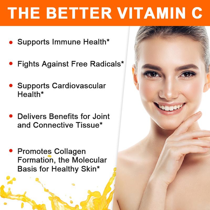 Catfit Vitamin C Capsules for for Immune System Support & Skin Health & Antioxidant Protection