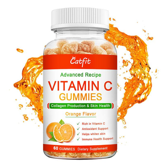 CatFit Nature Sweet Orange-flavor Gum Anti-aging Fruits&Veg Blend VC Supplement Health Care Product