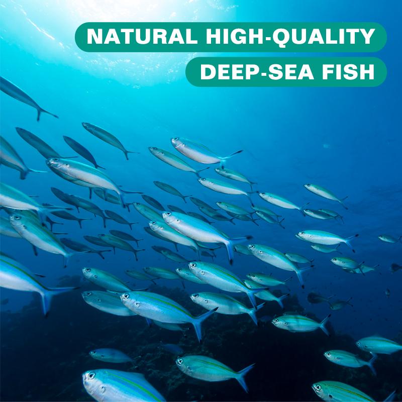 Catfit Nature Organic Roughy Oil Omega3 Deep Sea Fish-Oil Anti-aging Cod-liver Oil Brain Care Item for Elderly People